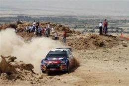 Seb Ogier action - WRC Rally Jordan 2011 - CR.jpg